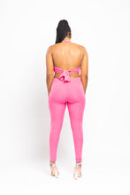 Load image into Gallery viewer, Back Tied Halter Neck Top &amp; Leggings Sets
